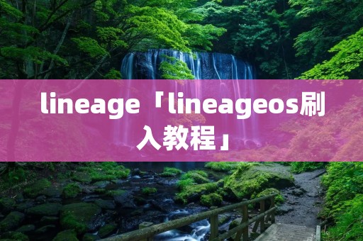 lineage「lineageos刷入教程」