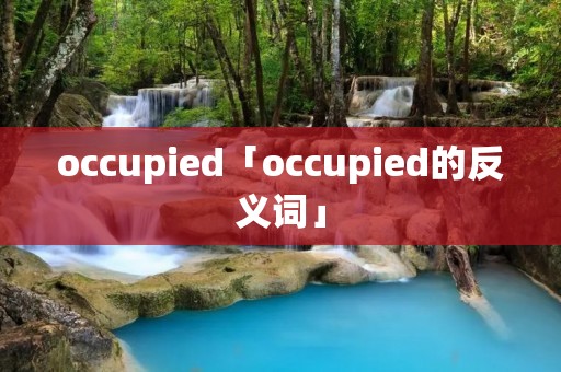 occupied「occupied的反义词」