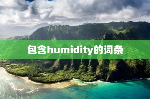 包含humidity的词条