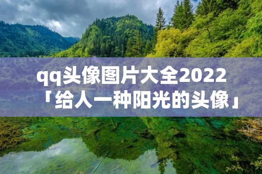 qq头像图片大全2022「给人一种阳光的头像」