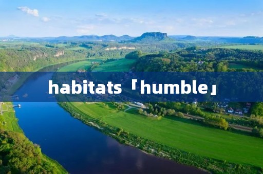 habitats「humble」