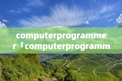 computerprogrammer「computerprogrammer怎么读」