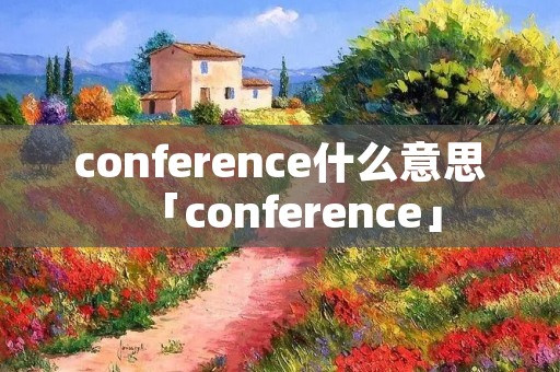 conference什么意思「conference」