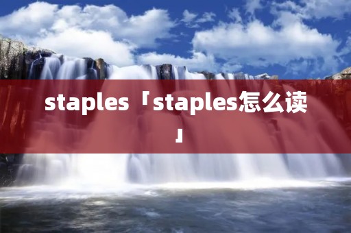 staples「staples怎么读」