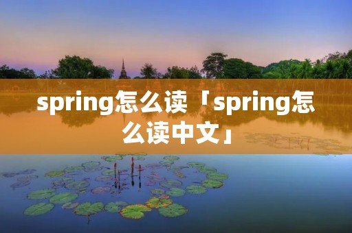 spring怎么读「spring怎么读中文」