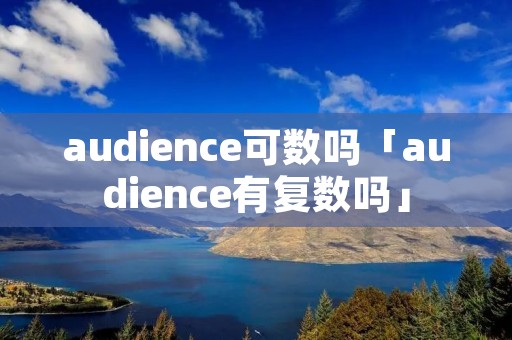 audience可数吗「audience有复数吗」