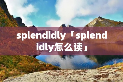 splendidly「splendidly怎么读」