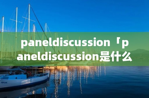 paneldiscussion「paneldiscussion是什么意思中文」