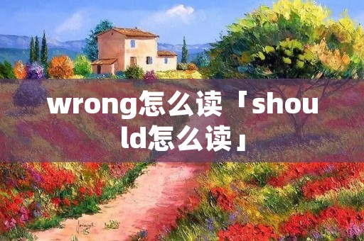 wrong怎么读「should怎么读」
