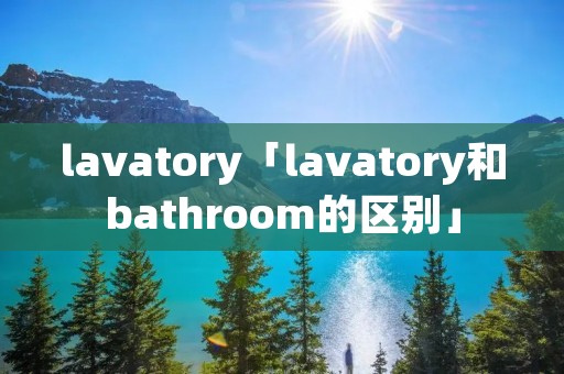 lavatory「lavatory和bathroom的区别」