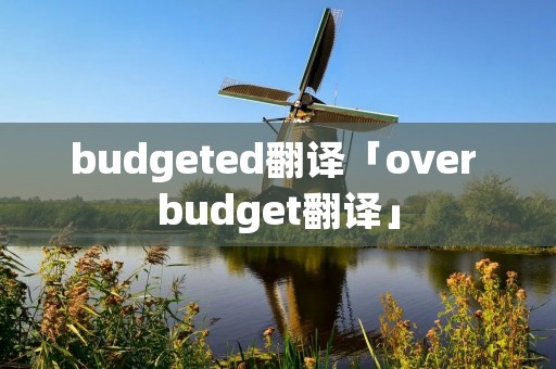 budgeted翻译「over budget翻译」