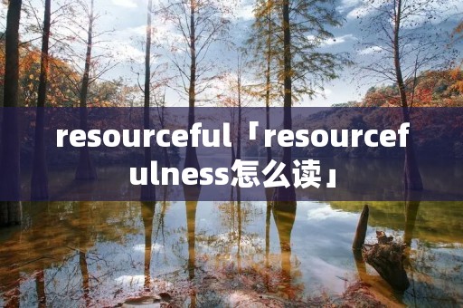 resourceful「resourcefulness怎么读」