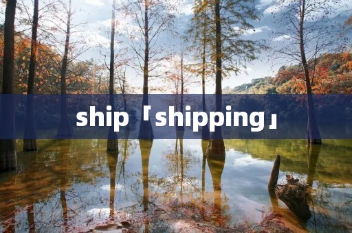 ship「shipping」 ship「shipping」