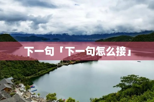 下一句「下一句怎么接」