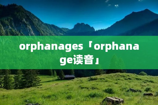 orphanages「orphanage读音」