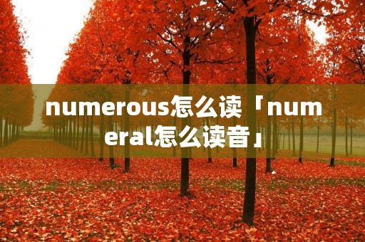 numerous怎么读「numeral怎么读音」 numerous怎么读「numeral怎么读音」