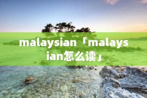 malaysian「malaysian怎么读」