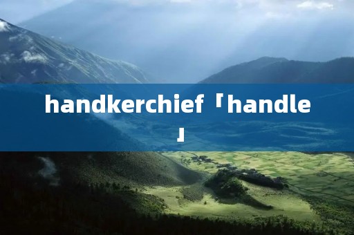 handkerchief「handle」