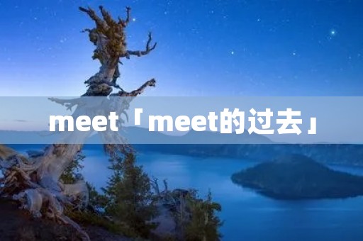 meet「meet的过去」