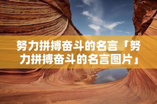 努力拼搏奋斗的名言「努力拼搏奋斗的名言图片」