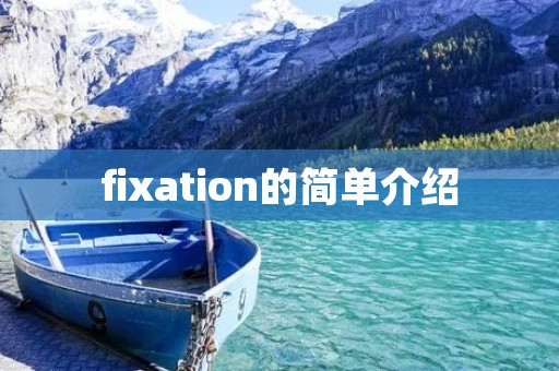 fixation的简单介绍