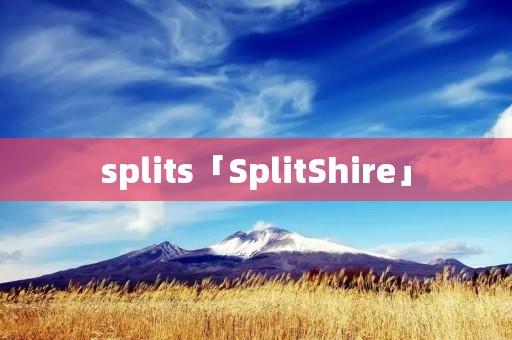 splits「SplitShire」 splits「SplitShire」