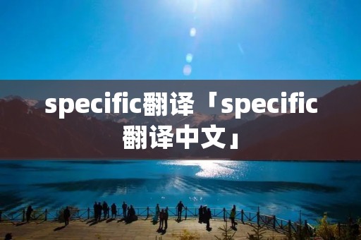 specific翻译「specific翻译中文」