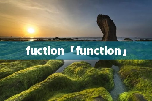 fuction「function」 fuction「function」