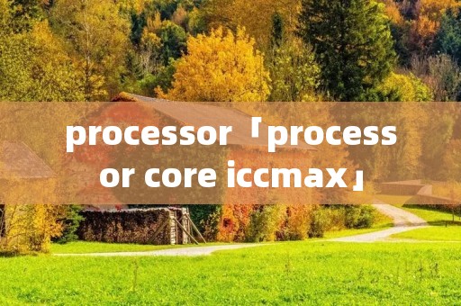 processor「processor core iccmax」 processor「processor core iccmax」
