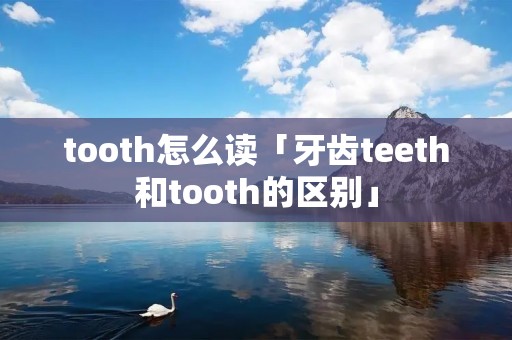 tooth怎么读「牙齿teeth和tooth的区别」