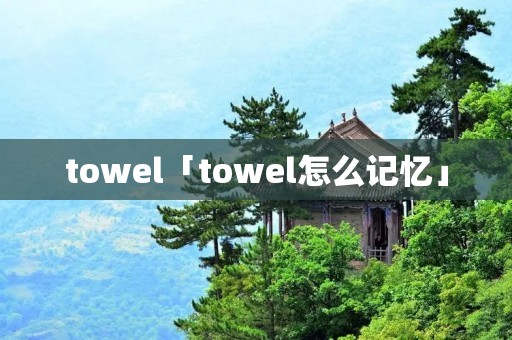 towel「towel怎么记忆」