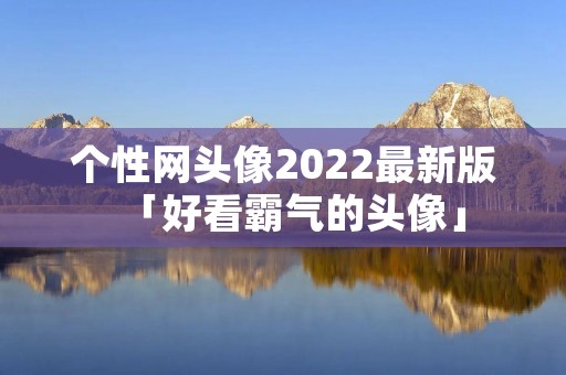 个性网头像2022最新版「好看霸气的头像」