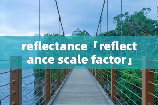 reflectance「reflectance scale factor」 reflectance「reflectance scale factor」