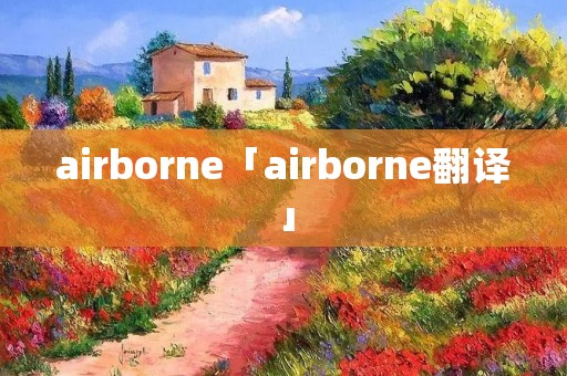 airborne「airborne翻译」