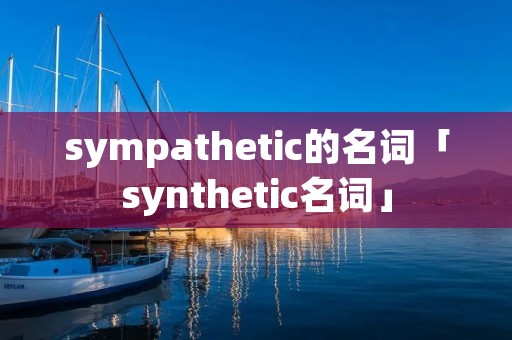 sympathetic的名词「synthetic名词」