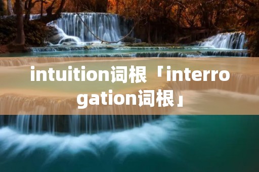 intuition词根「interrogation词根」