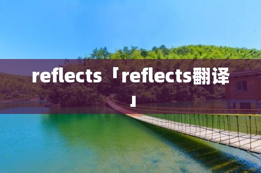 reflects「reflects翻译」