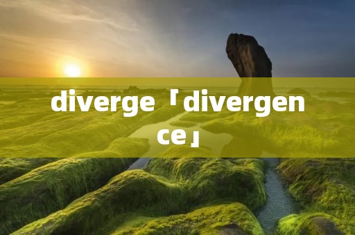 diverge「divergence」