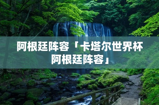阿根廷阵容「卡塔尔世界杯阿根廷阵容」