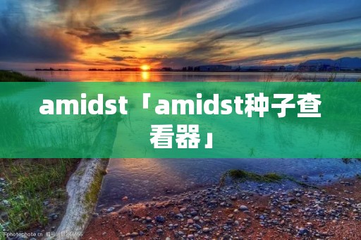amidst「amidst种子查看器」