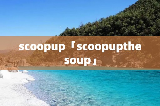 scoopup「scoopupthesoup」 scoopup「scoopupthesoup」