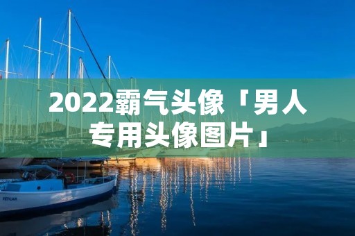 2022霸气头像「男人专用头像图片」
