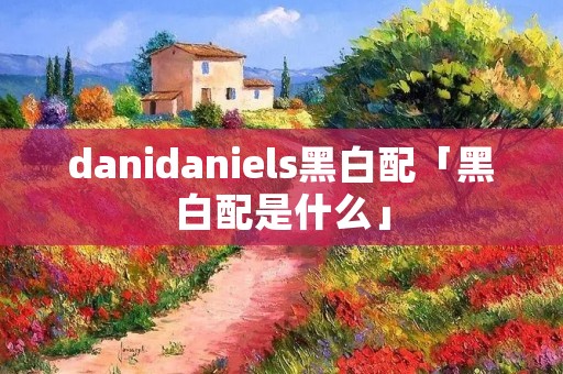 danidaniels黑白配「黑白配是什么」
