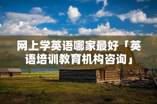 网上学英语哪家最好「英语培训教育机构咨询」