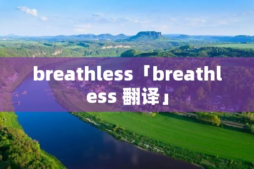 breathless「breathless 翻译」
