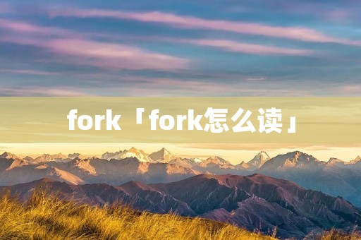 fork「fork怎么读」