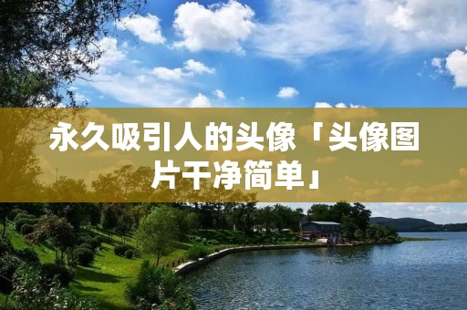 永久吸引人的头像「头像图片干净简单」