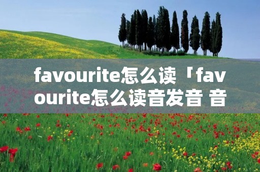 favourite怎么读「favourite怎么读音发音 音标」