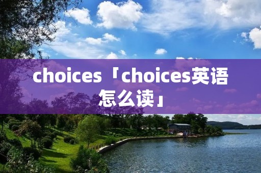 choices「choices英语怎么读」