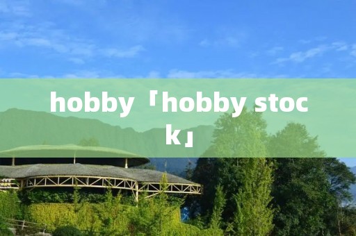 hobby「hobby stock」